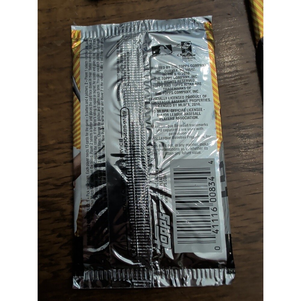 2009 Topps Baseball Attax 4 Booster Packs Card Game - New & sealed - Picture 2 of 2